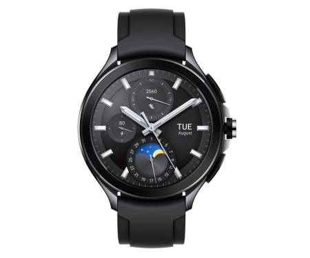 Смарт-годинник Xiaomi Watch 2 Pro 4G LTE Black Case with Black Fluororubber Strap (BHR7208GL)