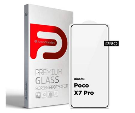 Защитное стекло для Xiaomi Poco X7 Pro Black (ARM82715)