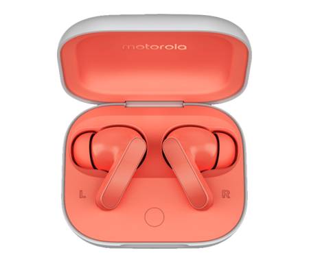 Наушники Motorola Moto Buds Coral Peach (PG38C05750)