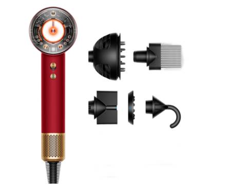 Фен Dyson Supersonic HD16 Nural Red Velvet/Gold