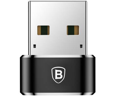 Адаптер Baseus USB to USB-C Female Black (CAAOTG-01) 3
