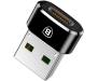 Адаптер Baseus USB to USB-C Female Black (CAAOTG-01) 2