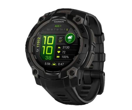 Смарт-годинник Garmin Instinct 3 45mm AMOLED Black with Black Band (010-02936-00)