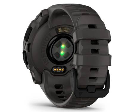 Смарт-годинник Garmin Instinct E 40mm Black with Charcoal Band (010-02932-00)