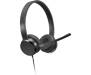 Навушники Lenovo USB-A Wired Stereo On-Ear Black (4XD1K18260)