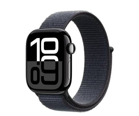 Apple Watch Series 10 GPS + Cellular 42mm Jet Black Aluminum Case w. Ink S. Loop (MWX83) 1