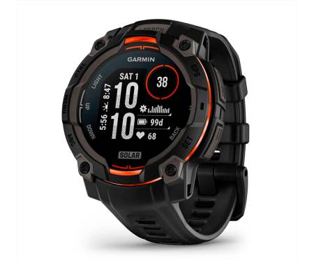 Смарт-годинник Garmin Instinct 3 45mm Solar Black with Black Band (010-02934-00)