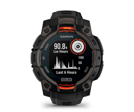Смарт-годинник Garmin Instinct 3 45mm Solar Black with Black Band (010-02934-00)