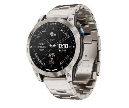 Смарт-часы Garmin D2 Mach 1 Aviator Smartwatch with Vented Titanium Bracelet (010-02582-50/51)