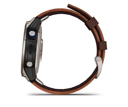 Смарт-часы Garmin D2 Mach 1 Aviator Smartwatch with Oxford Brown Leather Band (010-02582-54/55)
