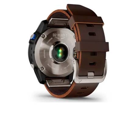 Смарт-часы Garmin D2 Mach 1 Aviator Smartwatch with Oxford Brown Leather Band (010-02582-54/55)