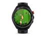 Смарт-часы Garmin Approach S70 47mm, 1.4 Black Ceramic Silicone Band Black NFC (010-02746-12/02)