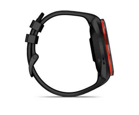 Смарт-часы Garmin Approach S70 47mm, 1.4 Black Ceramic Silicone Band Black NFC (010-02746-12/02)