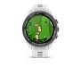 Смарт-часы Garmin Approach S7042 mm Black/Peach Ceramic Bezel with White Silicone Band (010-02746-00)
