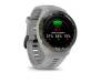 Смарт-часы Garmin Approach 42 mm Black/Amp Yellow Ceramic Bezel with Powder Gray Silicone Band (010-02746-01)