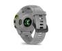 Смарт-часы Garmin Approach 42 mm Black/Amp Yellow Ceramic Bezel with Powder Gray Silicone Band (010-02746-01)