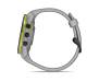 Смарт-часы Garmin Approach 42 mm Black/Amp Yellow Ceramic Bezel with Powder Gray Silicone Band (010-02746-01)