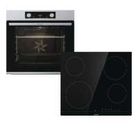 Комплект вбудованої техніки Gorenje BO6737E02X -нерж + ECT41SC- чорна (SET_BO6737E02X_ECT41SC)