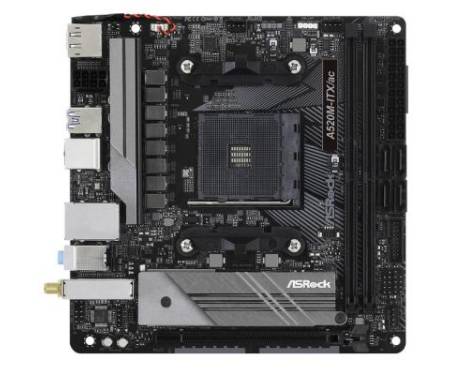 Материнська плата ASRock A520M-ITX/AC