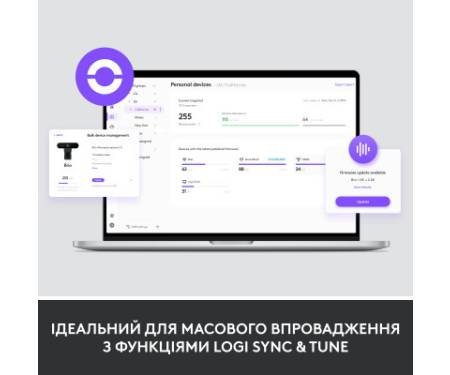 Порт-реплікатор Logitech Logi Dock - GRAPHITE - USB - EMEA - UC (L986-000024)