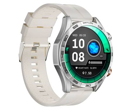 Смарт часы Haylou Solar 5 LS20 Silicone strap Silver