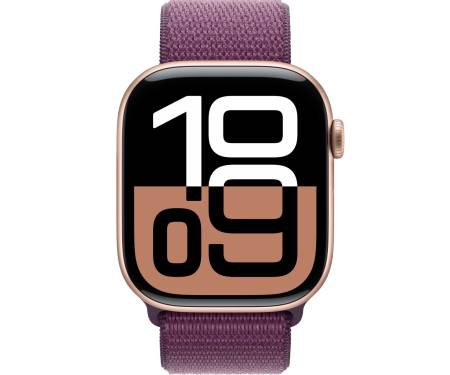 Apple Watch Series 10 GPS + Cellular 46mm Rose Gold Aluminum Case w. Plum S. Loop (MWY83) 2