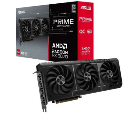 Відеокарта ASUS Radeon RX 9070 16Gb PRIME OC (PRIME-RX9070-O16G)