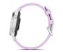 Смарт-часы Garmin Lily 2 Active Silver with Purple Jasmine Silicone Band (010-02891-01)