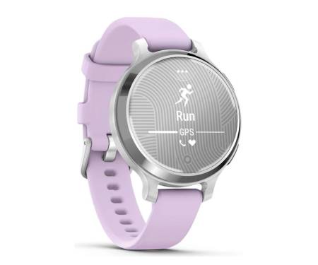 Смарт-часы Garmin Lily 2 Active Silver with Purple Jasmine Silicone Band (010-02891-01)