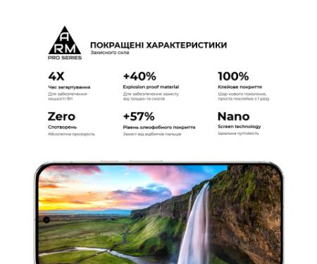Скло захисне Armorstandart Pro Google Pixel 9 Pro XL Black (ARM79889)