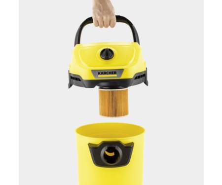 Пилосос будівельний Karcher WD 3 V-19/6/20 1000 Вт, 19л, 6м, 4.780 кг (1.628-123.0)
