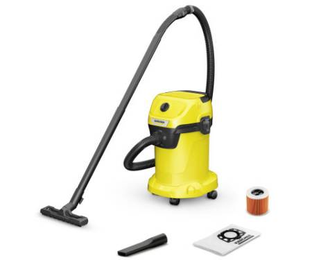 Пилосос будівельний Karcher WD 3 V-19/6/20 1000 Вт, 19л, 6м, 4.780 кг (1.628-123.0)