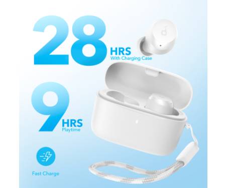 Навушники Anker SoundCore A25i White (A3948G22)