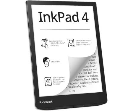 Электронная книга PocketBook 743G InkPad 4 Stundust Silver (PB743G-U-CIS, PB743G-U-WW) 2