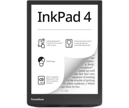 Электронная книга PocketBook 743G InkPad 4 Stundust Silver (PB743G-U-CIS, PB743G-U-WW) 1