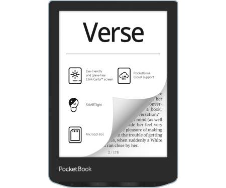 Електронна книга PocketBook 629 Verse Bright Blue (PB629-2-CIS, PB629-2-WW) 1