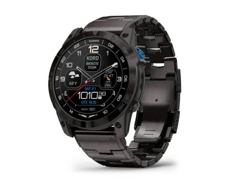 Смарт-часы Garmin D2 Mach 1 Pro with Vented Titanium Bracelet (010-02804-80/81)