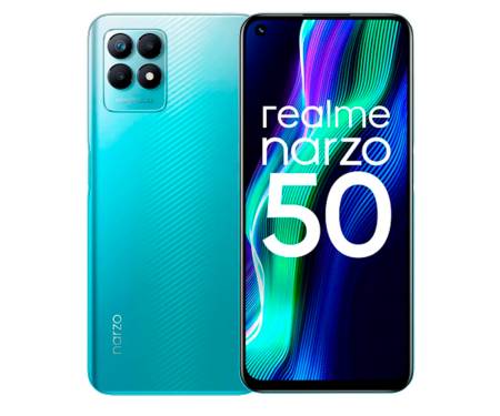 Смартфон realme Narzo 50 4/64GB Speed Blue