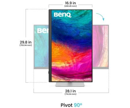 Монітор BenQ PD3226G White-Silver
