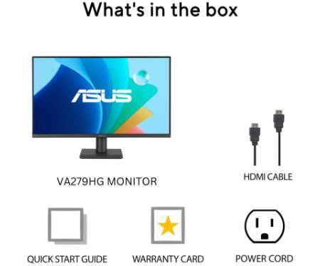 Монітор ASUS VA279HG