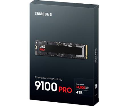 Накопичувач SSD M.2 2280 4TB 9100 PRO Samsung (MZ-VAP4T0BW)
