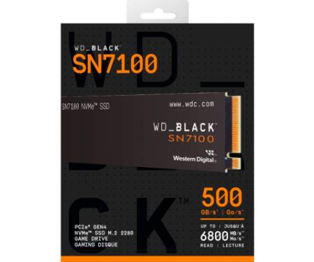 Накопичувач SSD M.2 2280 500GB SN7100 WD (WDS500G4X0E)