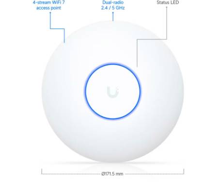 Точка доступу Wi-Fi Ubiquiti UniFi U7 Lite (U7-Lite)