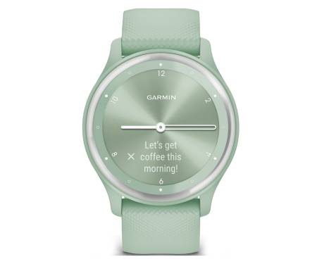 Смарт-часы Garmin Vivomove Sport Cool Mint Case and S. Band w. Silver Accents (010-02566-03)