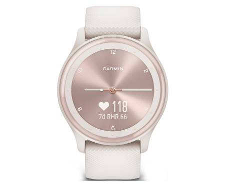 Смарт-годинник Garmin Vivomove Sport Ivory Case and S. Band w. P. Gold Accents (010-02566-01)