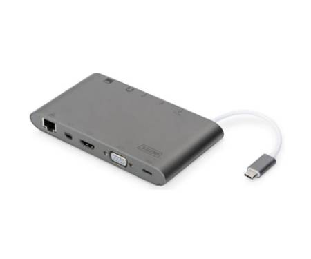 Порт-реплікатор Digitus USB-C, 11 Port (DA-70875)