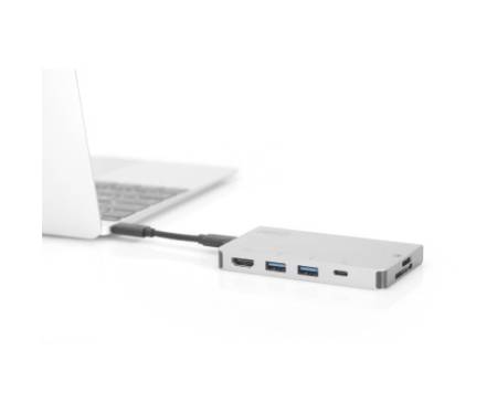 Порт-реплікатор Digitus Travel USB-C, 6 Port (DA-70867)