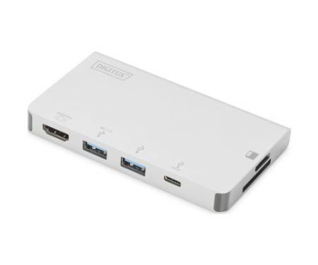 Порт-реплікатор Digitus Travel USB-C, 6 Port (DA-70867)