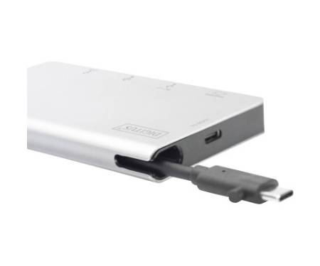 Порт-реплікатор Digitus Travel USB-C, 6 Port (DA-70867)