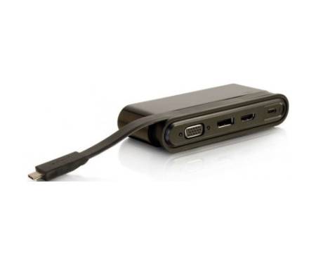 Порт-реплікатор C2G Docking Station USB-C на HDMI, DP, VGA, USB, Power Delivery (CG82392)